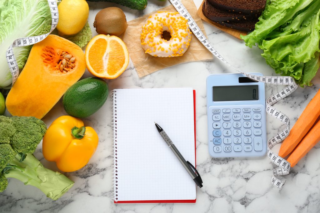 Calorie counting in calorie deficit